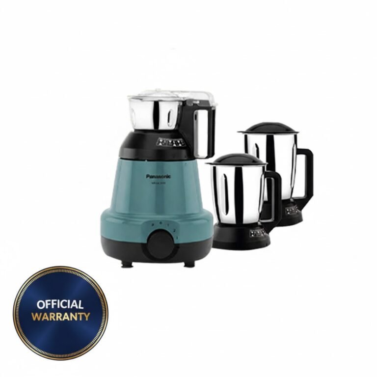 Panasonic 900W 3 Jars Mixer Grinder (MX-GC3550)-Coral Blue